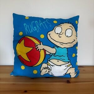 Vintage Rugrats Throw Pillow - Tommy Pickles - 16x16